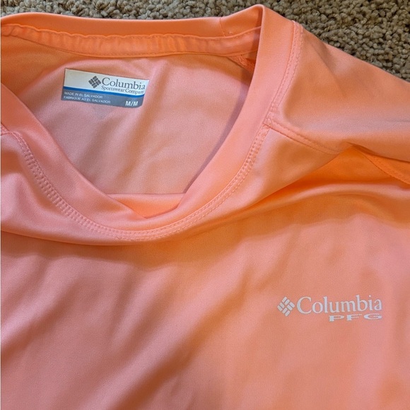 Columbia Women's PFG Tidal Tee II Long Sleeve Shirt - Medium - Tiki Pink - Picture 6 of 7